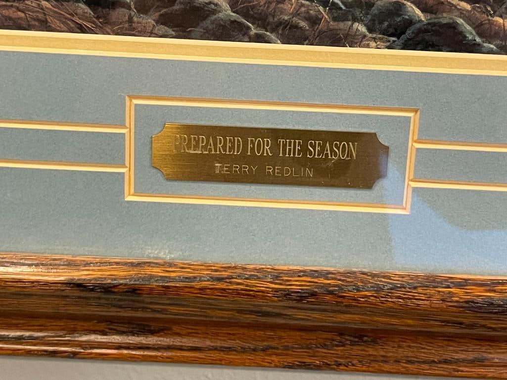 TERRY REDLIN AMERICAN ILLIUSTRATOR PRINT TITLED PREPARED FOR THE SEASON - 7