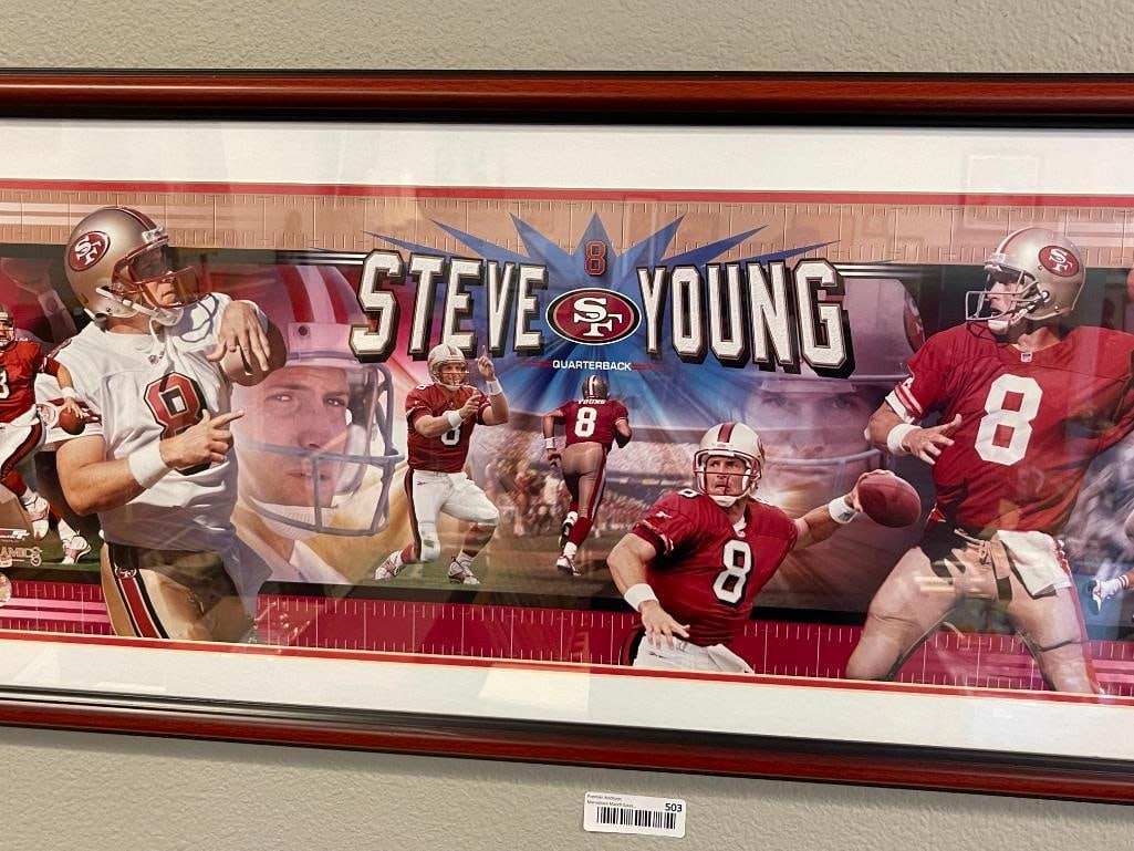 STEVE YOUNG SAN FRANCISCO 49ERS FORMER QUARTERBACK PLAYER COLLAGE - 2