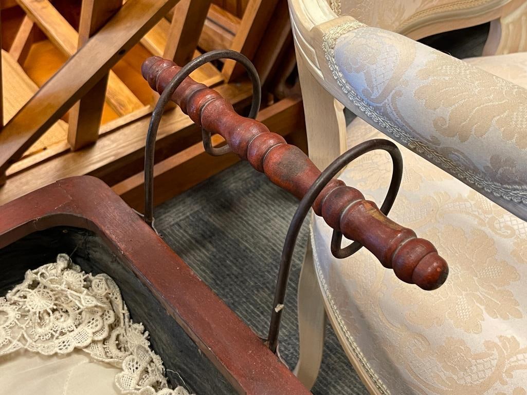 ANTIQUE STYLED DOLL CARRIAGE - 6