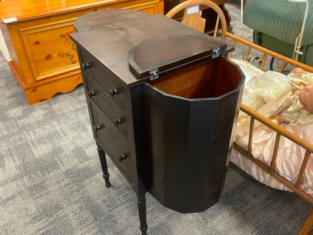 IMPERIAL FURNITURE CO. MARTHA WASHINGTON SEWING TABLE MADE FROM MAHOGANY - 3