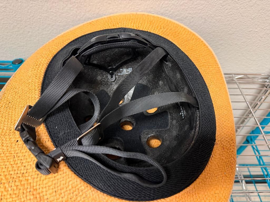 YAKKAY MODEL SMART2 BICYCLE HELMET WITH STRAW OVERLAY HELMET TOPPER FOR STYLISH DESIGN - 4