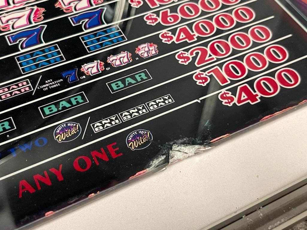 SLOT BELLY CASINO SLOT MACHINE GLASS INCLUDING CHINA MYSTERY BY KONAMI, WHITE HOT 7 BY IGT, AND M... - 12