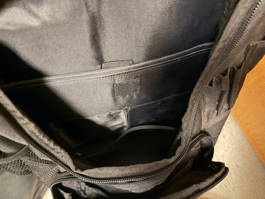 TUMI DESIGNER CARRY ON LUGGAGE ON ROLLERS AND CASUAL GEAR OLYMPIA UTILITY BACKPACK CARRY ON - 5