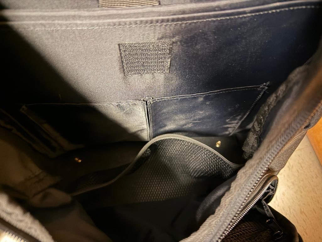 TUMI DESIGNER CARRY ON LUGGAGE ON ROLLERS AND CASUAL GEAR OLYMPIA UTILITY BACKPACK CARRY ON - 6