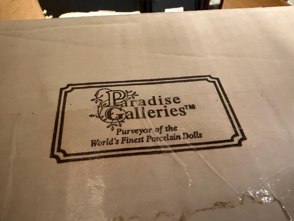 NINE COLLECTIBLE PORCELAIN DOLLS INCLUDING ORIGINAL BOXES - 3