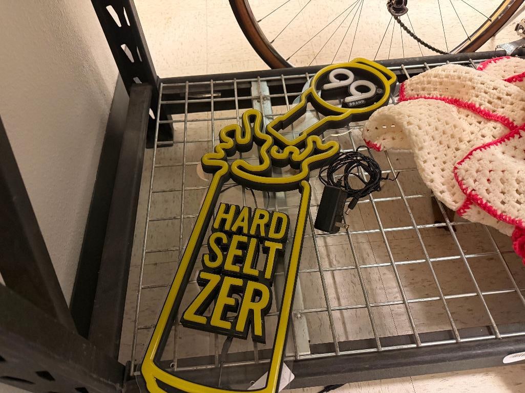 NEON STYLE ILLUMINATED HARD SELTZER 99 ADVERTISING BAR SIGN - 4