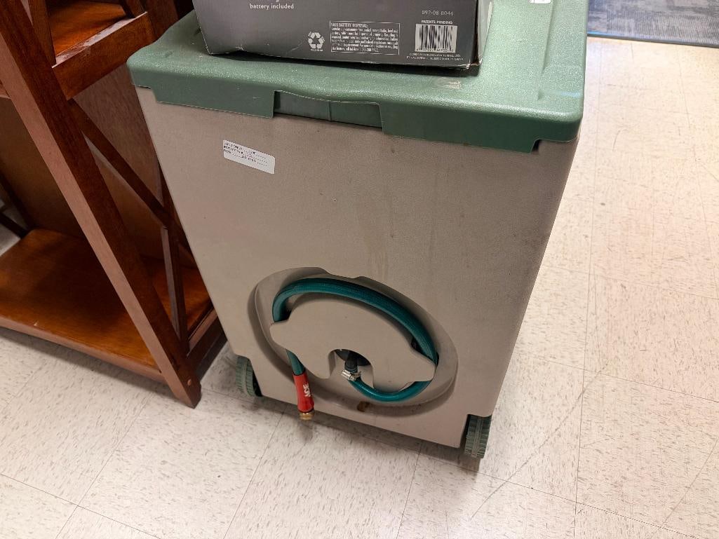 AMES REELEASY GARDEN HOSE REEL BIN CART WITH HOSE - 6