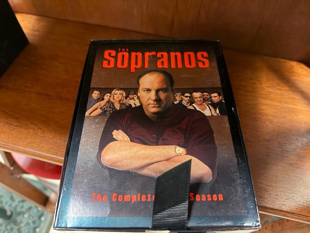SOPRANOS TELEVISION SHOW DVD SETS, GOODFELLAS MOVIE, AND THE GODFATHER MULTI-FILM DVD SET - 6