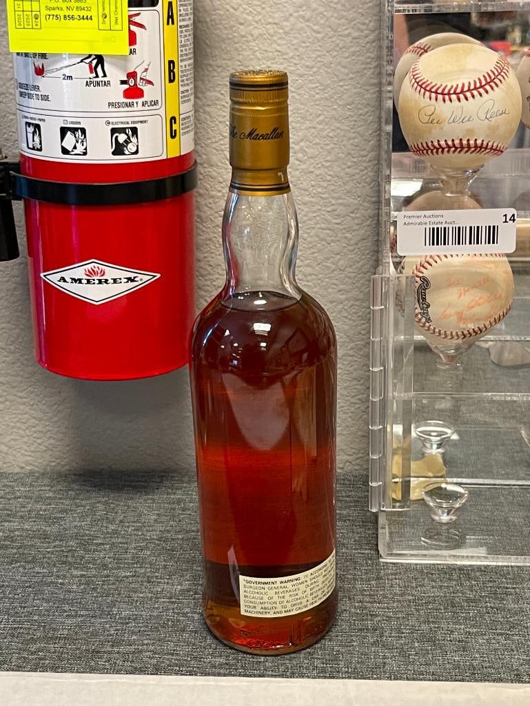 VINTAGE THE MACALLAN 25 YEAR SEALED ANNIVERSARY MALT SCOTCH WHISKEY / WHISKY 750ML - 6