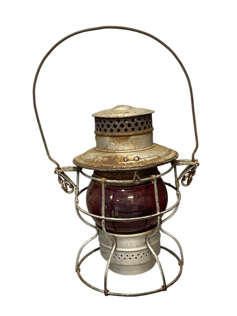 THE ADAMS & WESTLAKE NO. 250 ANTIQUE RAILROAD SIGNAL LANTERN UNION PACIFIC RAIL ROAD ADLAKE KERO (1 of 9)