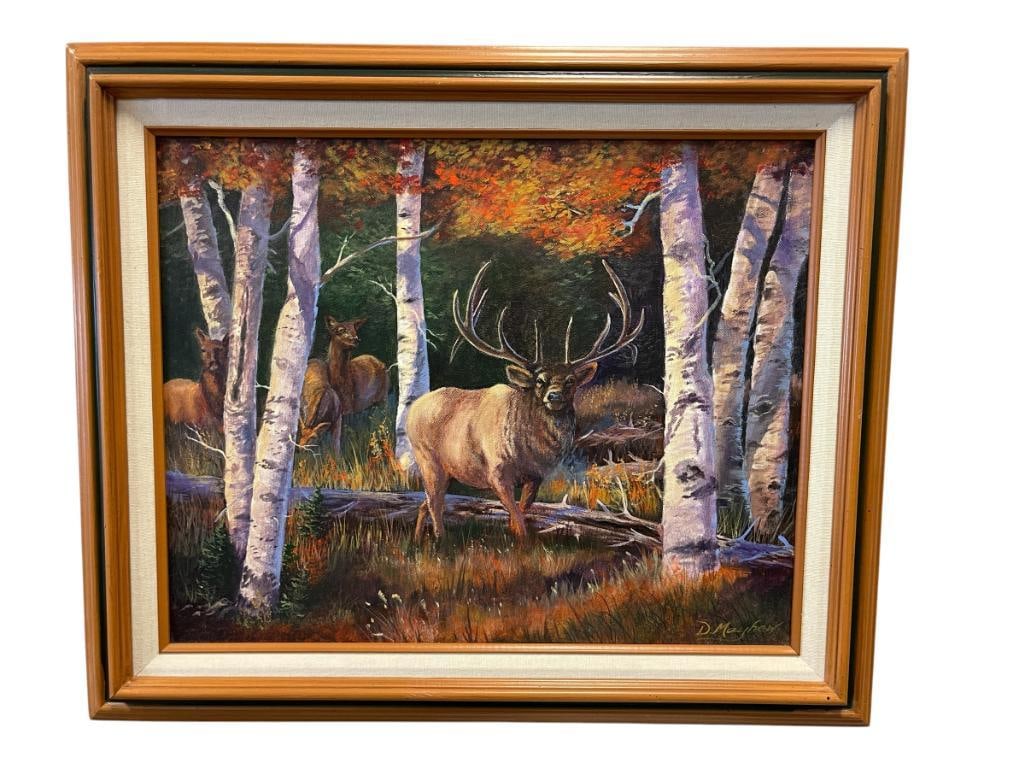 DONA MAYHEW OREGON ARTIST ORIGINAL ACRYLIC ON CANVAS PAINTING (1 of 9)