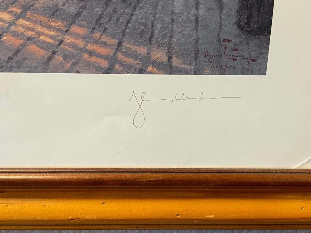 THOMAS KINKADE PLACERVILLE VICTORIAN CHRISTMAS LIMITED EDITION PRINT NO. 1917/1950 - 6