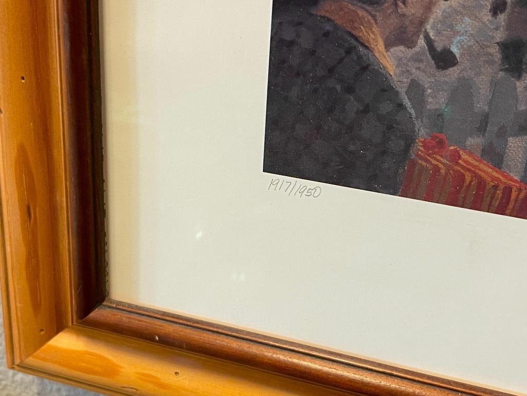 THOMAS KINKADE PLACERVILLE VICTORIAN CHRISTMAS LIMITED EDITION PRINT NO. 1917/1950 - 8