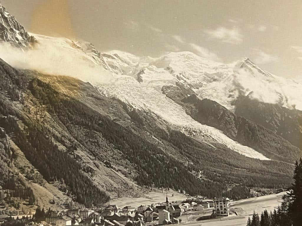 EIGHT 1930'S BLACK AND WHITE PHOTOGRAPHS OF SWITZERLAND MOUNTAIN LANDSCAPES - 13