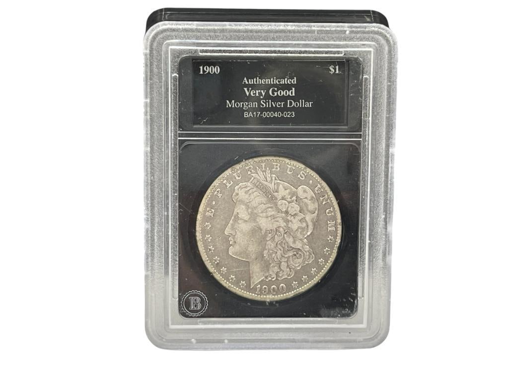 1900-O U.S. MORGAN SILVER DOLLAR (1 of 7)