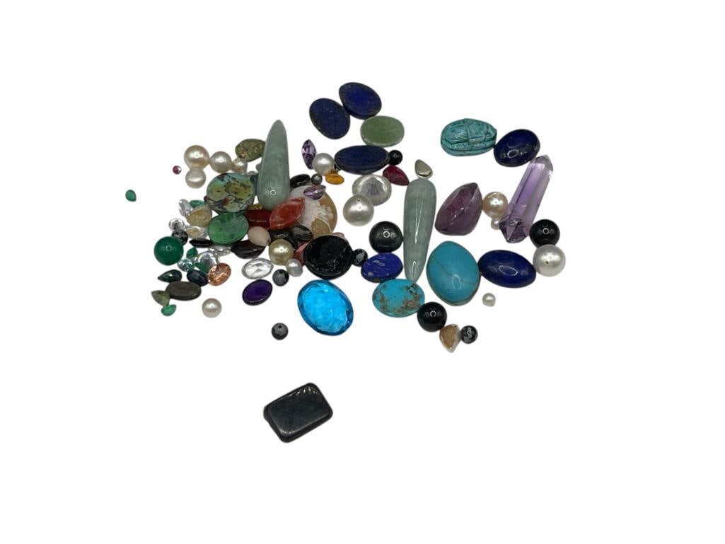 ASSORTED GEMSTONES AND SIMULATED STONES (1 of 5)
