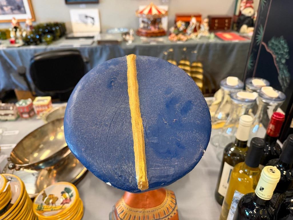 QUEEN NEFERTITI EGYPTIAN QUEEN CERAMIC BUST SCULPTURE - 7