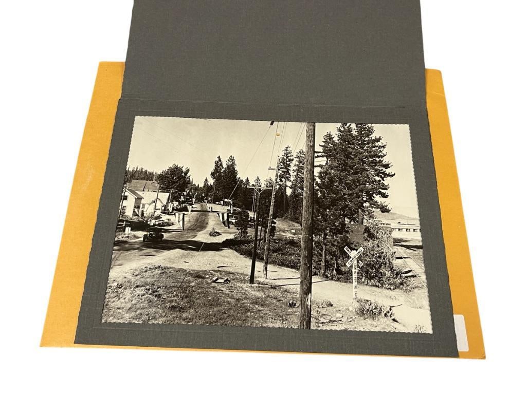 BLACK AND WHITE PHOTOGRAPH OF TAHOE CITY, CA ON JULY 4, 1932 PHOTO BY C.W. VERNON (1 of 6)