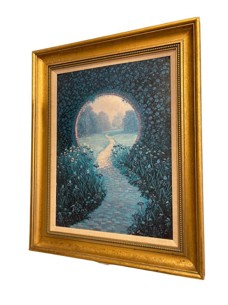 GEORGE J. BLEICH RENOWNED CARMEL, CA ARTIST LIMITED EDITION PRINT BEYOND MOONGATE NO. 615/1000 (1 of 12)