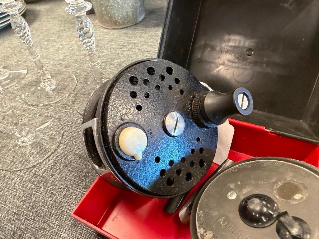 FISHING ACCESSORIES INCLUDING FLY FISHING REELS, FISHING BOOKS, AND HILTS MOLDS FISHING SINKER MOLD - 6