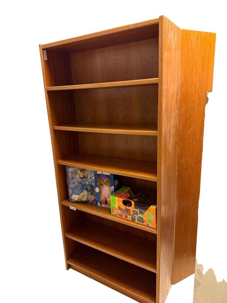 SIX TIER WOOD BOOKSHELF (1 of 6)