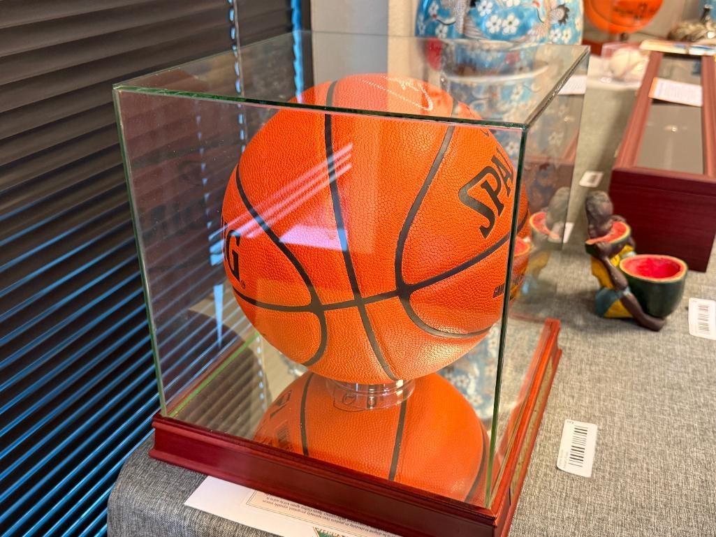 STEPHEN CURRY 4X-NBA CHAMPION AUTOGRAPHED BASKETBALL AUTHENTICATED BY SPORTS GALLERY - 5