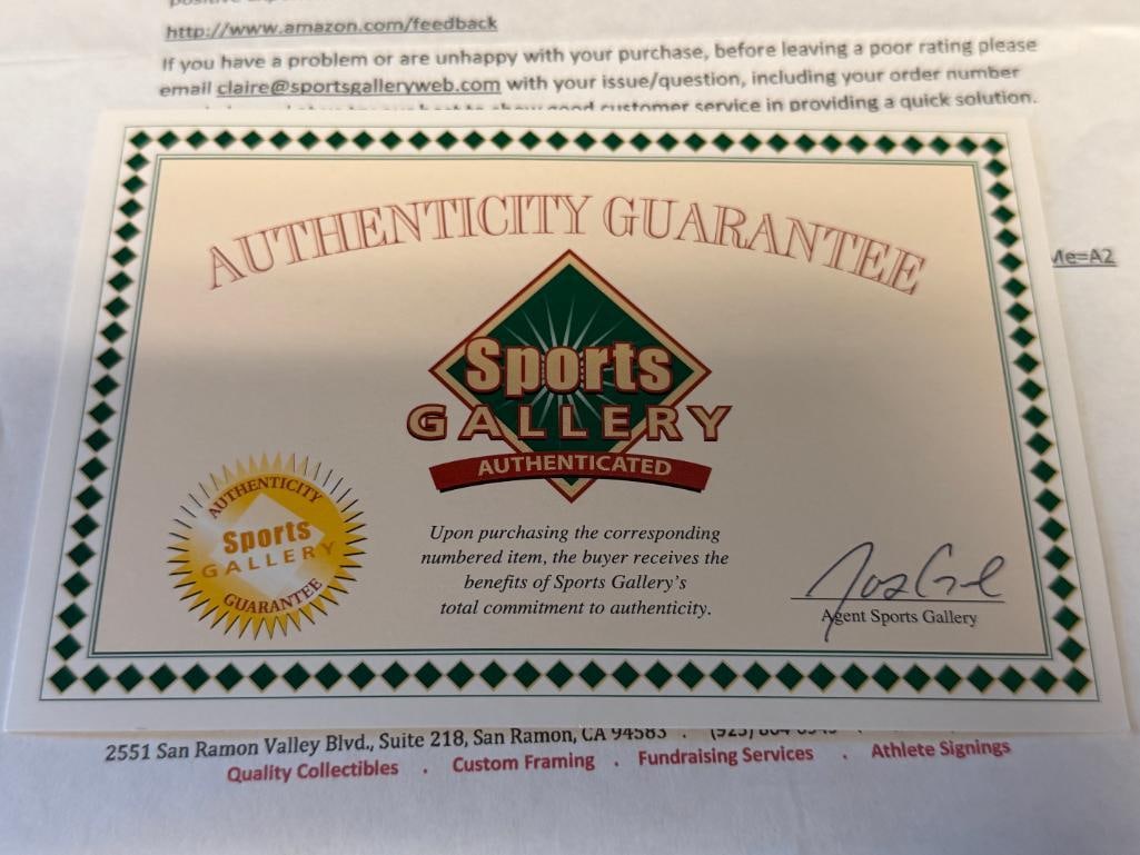 STEPHEN CURRY 4X-NBA CHAMPION AUTOGRAPHED BASKETBALL AUTHENTICATED BY SPORTS GALLERY - 8