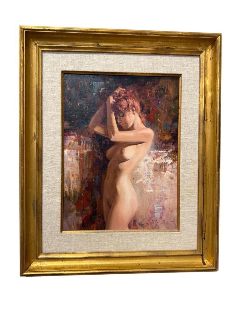 HOWARD ROGERS CALIFORNIA ARTIST ORIGINAL OIL ON CANVAS PAINTING NUDE (1 of 9)
