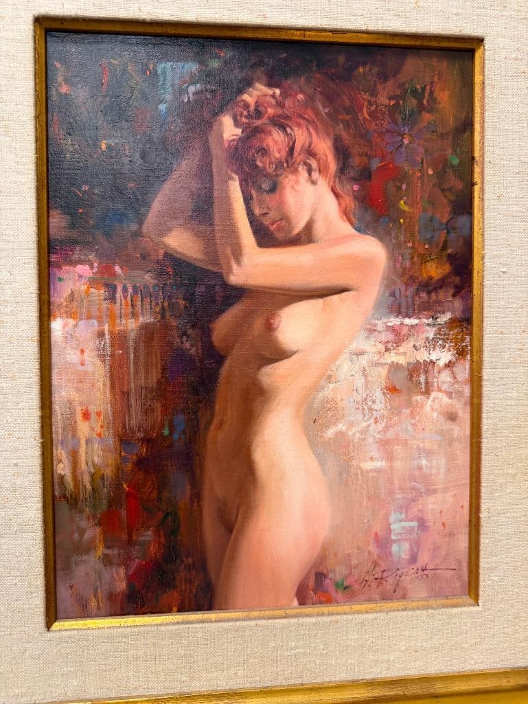 HOWARD ROGERS CALIFORNIA ARTIST ORIGINAL OIL ON CANVAS PAINTING NUDE - 2