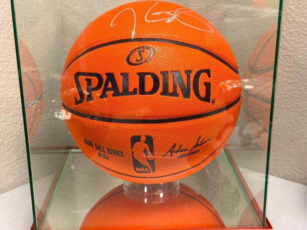 KEVIN DURANT 2X NBA CHAMPION AUTOGRAPHED BASKETBALL AUTHENTICATED BY SPORTS GALLERY - 2