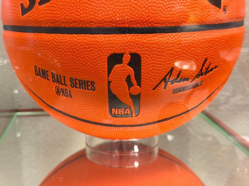 KEVIN DURANT 2X NBA CHAMPION AUTOGRAPHED BASKETBALL AUTHENTICATED BY SPORTS GALLERY - 6