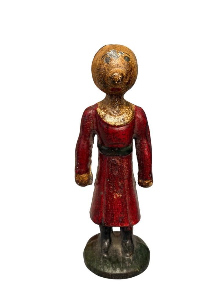 VINTAGE CAST IRON POP EYE OLIVE OYL FIGURAL STILL COIN BANK (1 of 6)