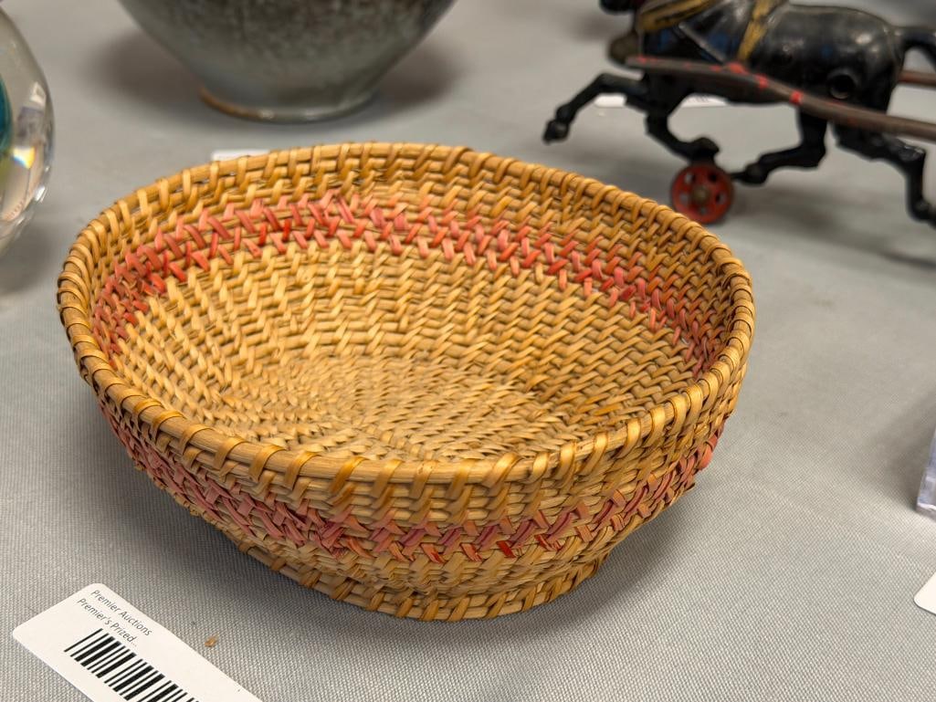 20TH CENTURY WASHOE /PAIUTE NATIVE AMERICAN BASKET - 2