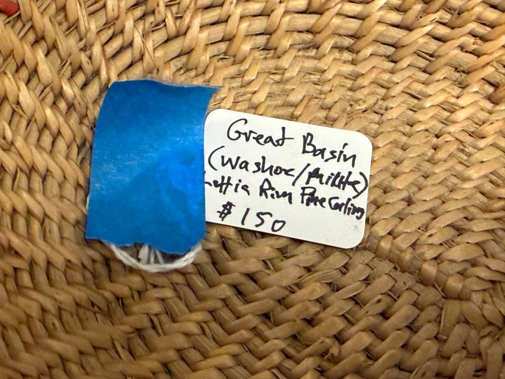 20TH CENTURY WASHOE /PAIUTE NATIVE AMERICAN BASKET - 8
