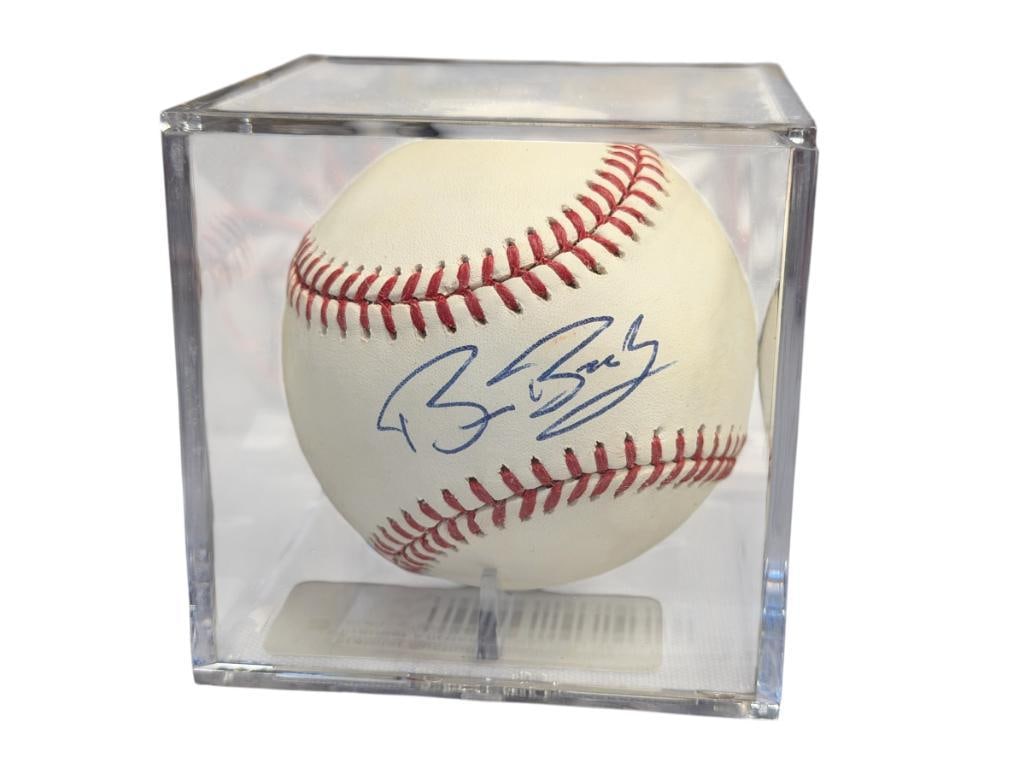 BRUCE BOCHEY FORMER BASEBALL PLAYER AND MANAGER AUTOGRAPHED BASEBALL MLB AUTHENTICATED (1 of 5)