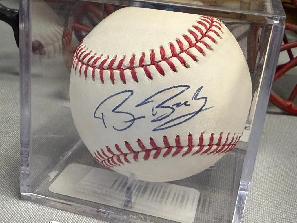 BRUCE BOCHEY FORMER BASEBALL PLAYER AND MANAGER AUTOGRAPHED BASEBALL MLB AUTHENTICATED - 2
