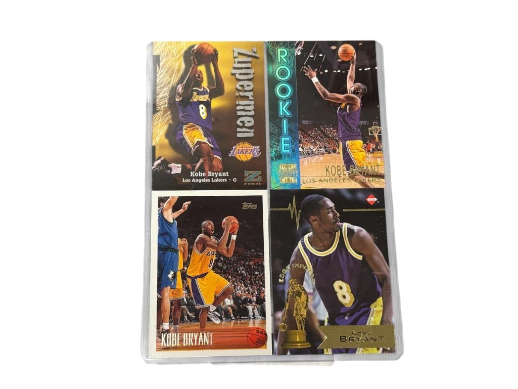 1996 / 1997 / 1998 TOPPS / SKYBOX KOBE BRYANT BASKETBALL CARDS NO. 195, 138, 14, R9 (1 of 14)
