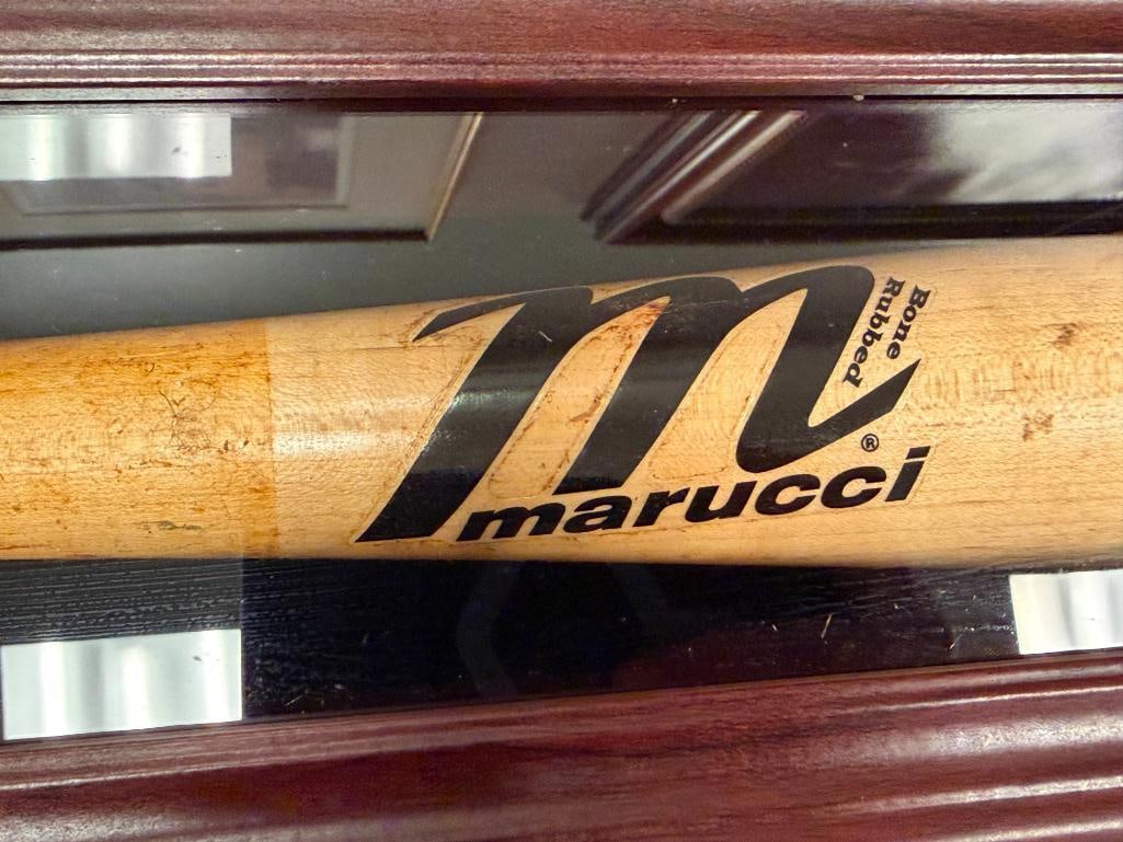 MARUCCI WOODEN BAT HAND CRAFTED FOR AND AUTOGRAPHED BY BUSTER POSEY MLB AUTHENTICATED - 6