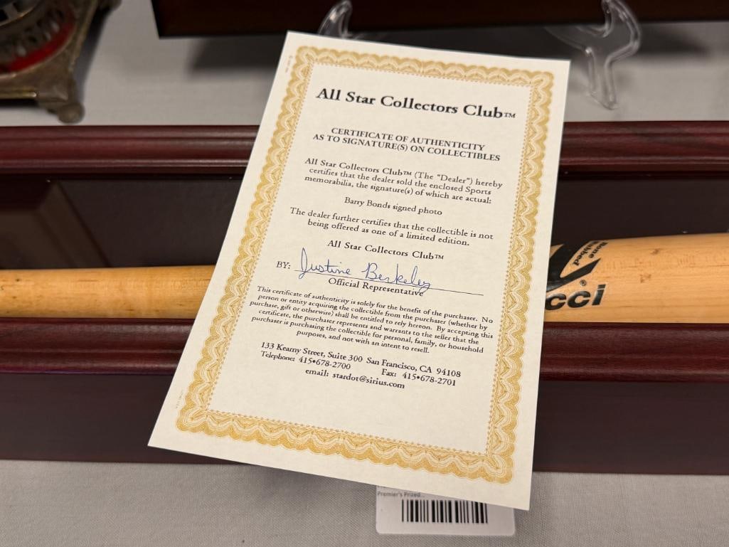 MARUCCI WOODEN BAT HAND CRAFTED FOR AND AUTOGRAPHED BY BUSTER POSEY MLB AUTHENTICATED - 9