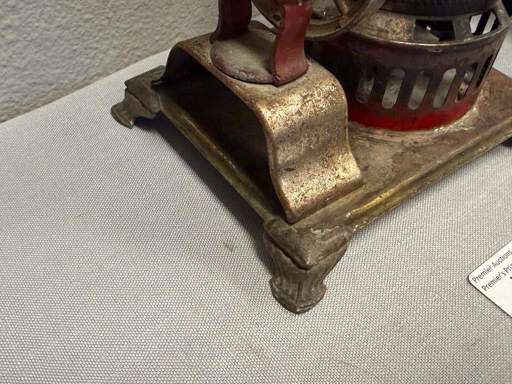 EARLY 1900'S WEEDEN MANUFACTURING CO. REVERSIBLE VERTICAL STEAM ENGINE TOY - 5