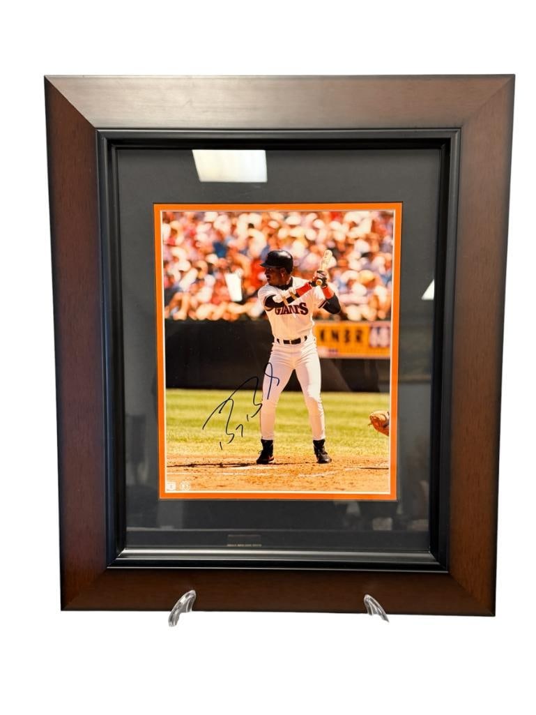 BARRY BONDS AUTOGRAPHED COLOR PHOTOGRAPH ALL STAR COLLECTORS CLUB AUTHENTICATED (1 of 6)