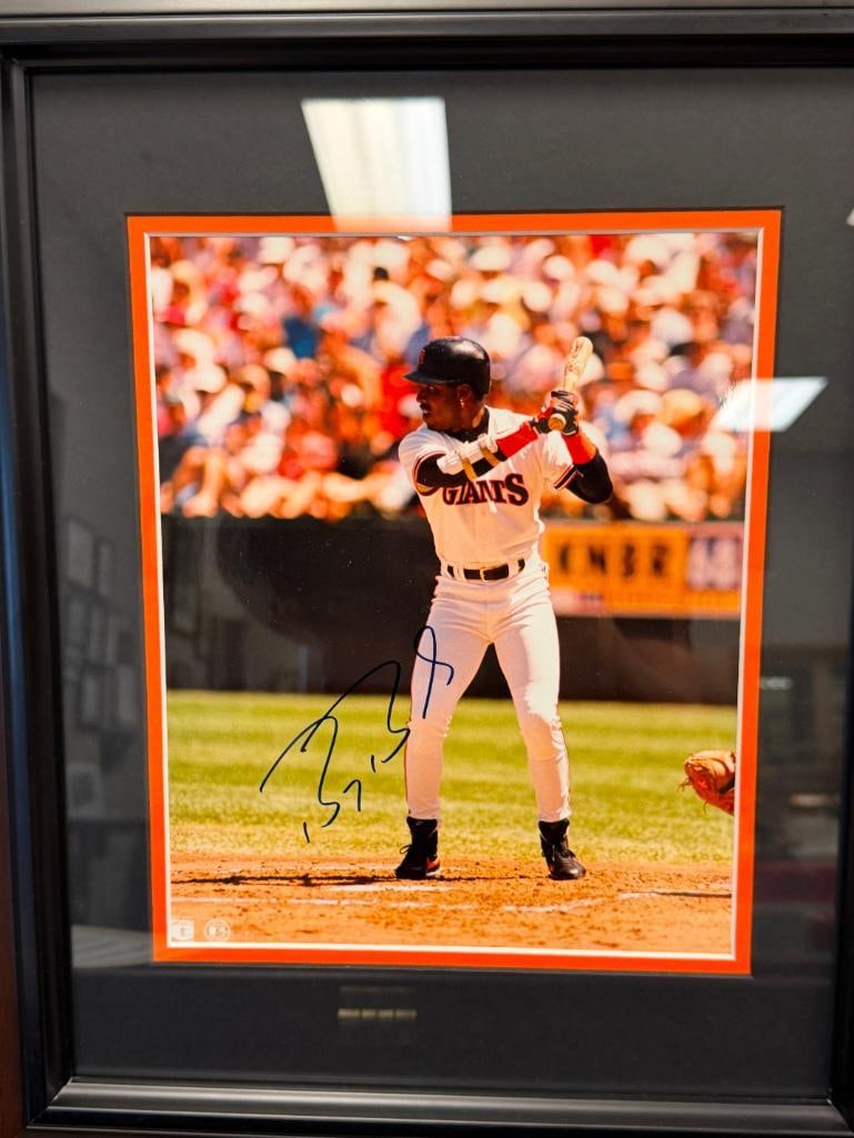 BARRY BONDS AUTOGRAPHED COLOR PHOTOGRAPH ALL STAR COLLECTORS CLUB AUTHENTICATED - 2