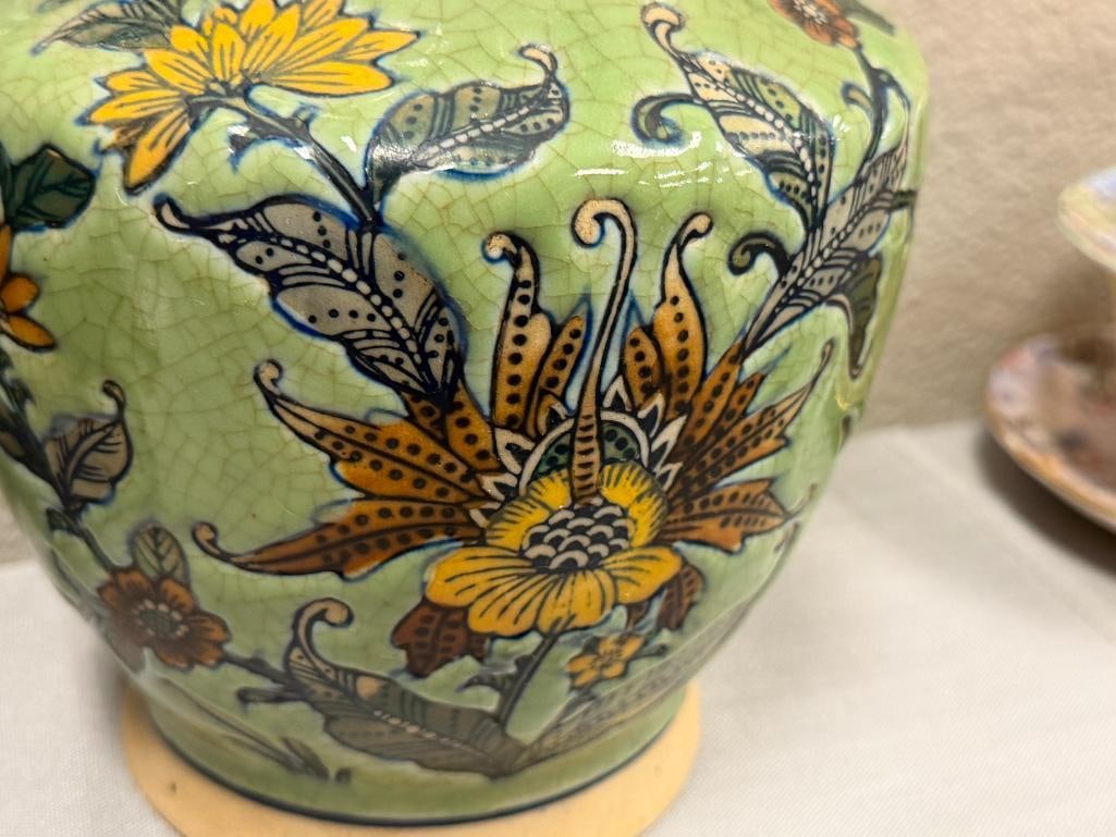 BAUM BROTHERS FORMALITIES DECORATIVE CERAMIC VASE - 4