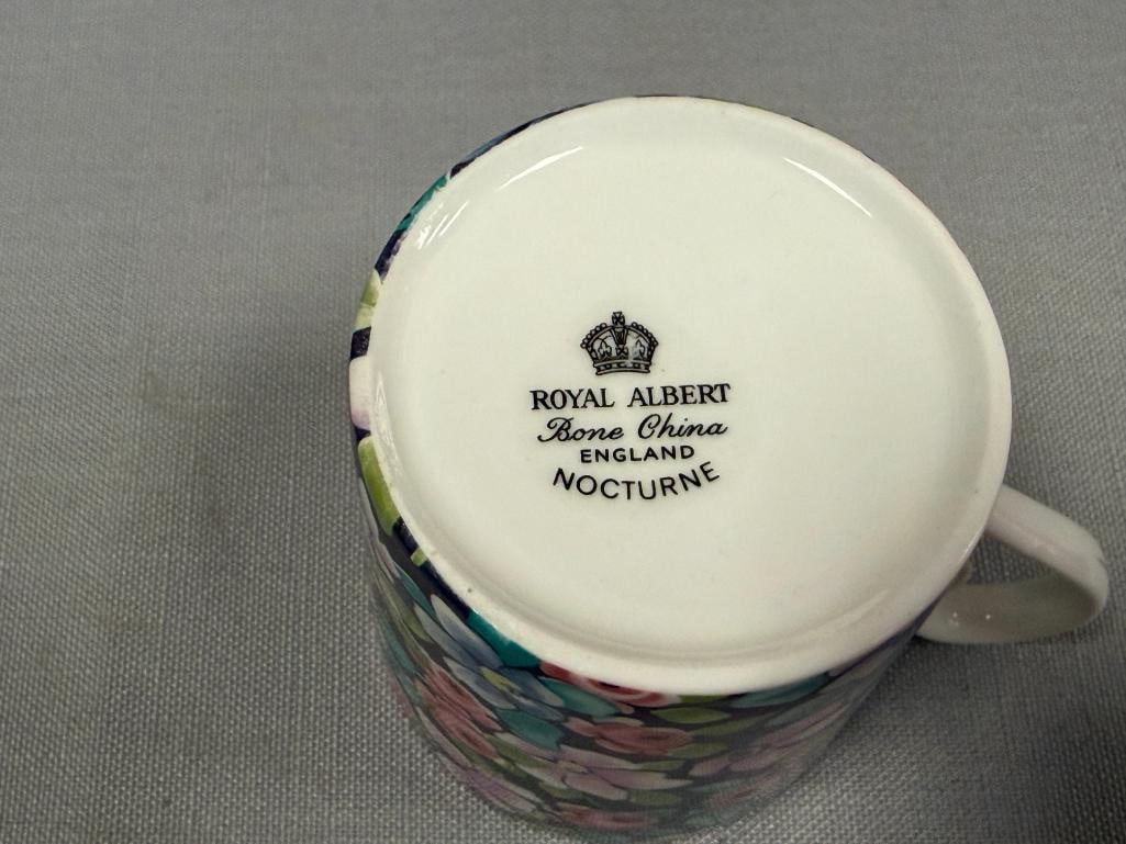 16 SETS OF TEA CUPS AND SAUCERS ENGLISH MAKERS SHELLEY, ROYAL ALBERT, JAMES KENT, ROYAL STANDARD - 11