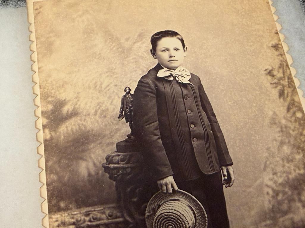 ANTIQUE STUDIO PORTRAIT CARDS FROM STUDIOS IN VIRGINIA CITY, NV BEALS, JOHN S. NOE, HEDGER & NOE'S - 13