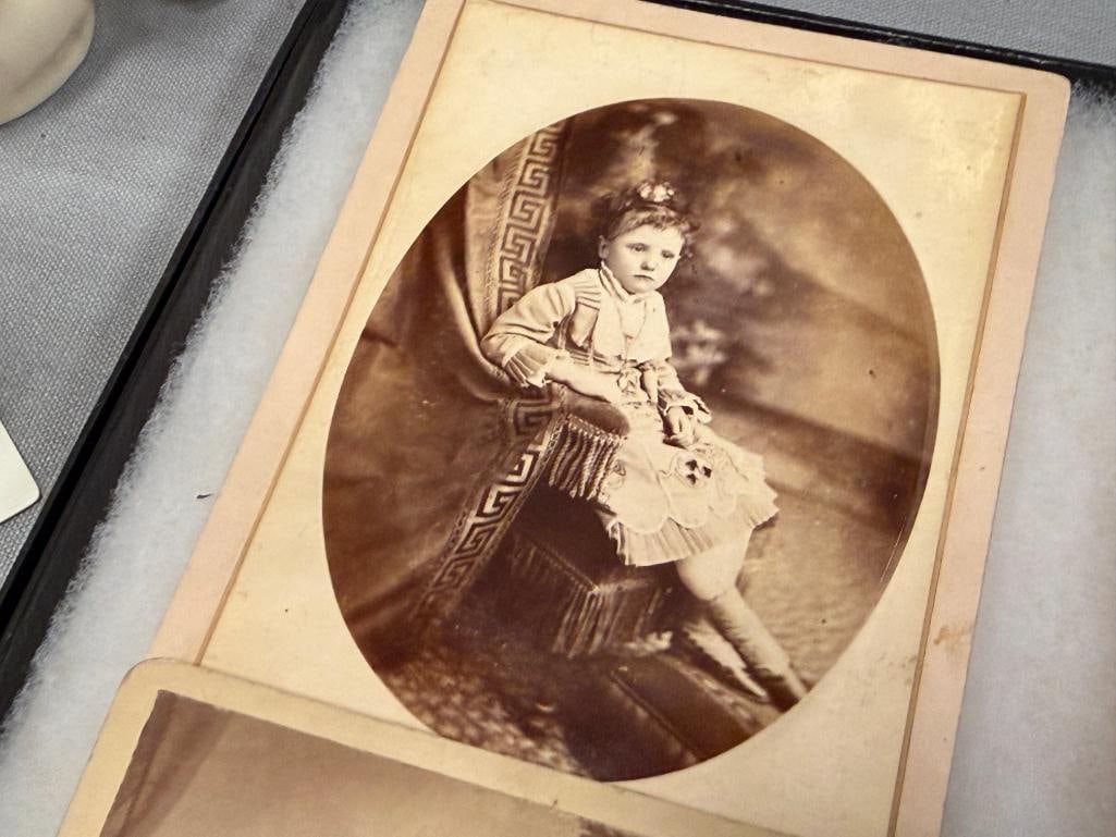ANTIQUE STUDIO PORTRAIT CARDS FROM STUDIOS IN VIRGINIA CITY, NV BEALS, JOHN S. NOE, HEDGER & NOE'S - 4