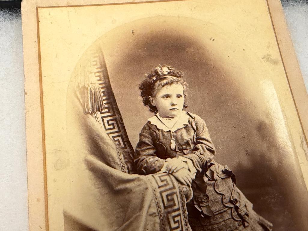ANTIQUE STUDIO PORTRAIT CARDS FROM STUDIOS IN VIRGINIA CITY, NV BEALS, JOHN S. NOE, HEDGER & NOE'S - 7