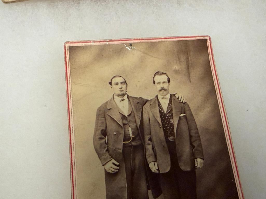ANTIQUE STUDIO PORTRAIT CARDS FROM STUDIOS IN VIRGINIA CITY, NV BEALS, JOHN S. NOE, HEDGER & NOE'S - 9