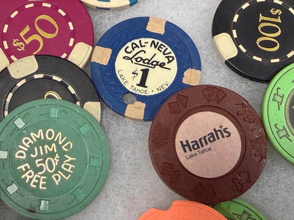 NEVADA HOTEL / CASINO / BROTHEL KIT KAT RANCH MATCHBOOKS, POKER CHIPS, DRINK TOKENS - 12