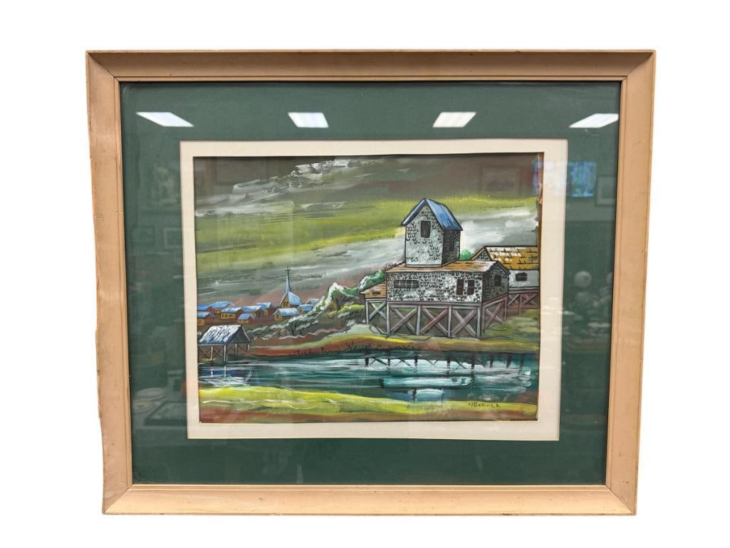 HELEN E. BURNER LA MESA, CA ARTIST ORIGINAL WATERCOLOR ON PAPER (1 of 8)